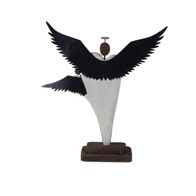 Dekorace andělé D7387/3 - 34 × 8 × 37 cm – fotka 2