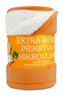 Deka mikrovlákno Ovce prošev rezavá 150x200 cm{% if product.brand.name %} – Svitap{% endif %}
