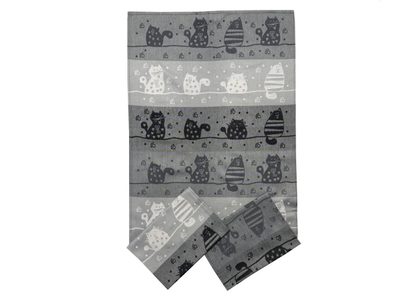 Utěrka Extra savá 50x70 cm Kočky na střeše 3 ks - Svitap