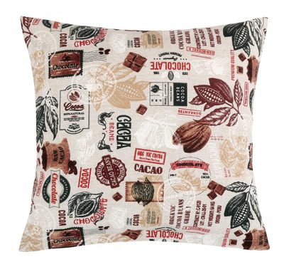 Polštářek EMA Béžová,Hnědá 55/563 45x45 cm{% if product.brand.name %} – Bellatex{% endif %}