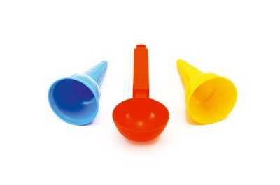 Zmrzlinová sada - 2x kornout + naběračka plast v síťce 8x18cm – fotka 2