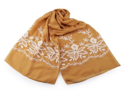 Šátek / šála vyšívaná 70x180 cm{% if product.brand.name %} – Stoklasa{% endif %}