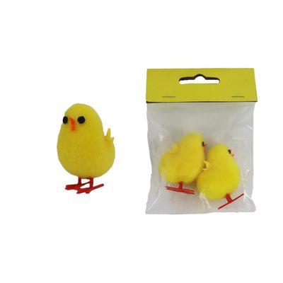 Dekorace kuřátko, 2 ks X5771 - 2,5 x 3 x 4 cm{% if product.brand.name %} – {% endif %}