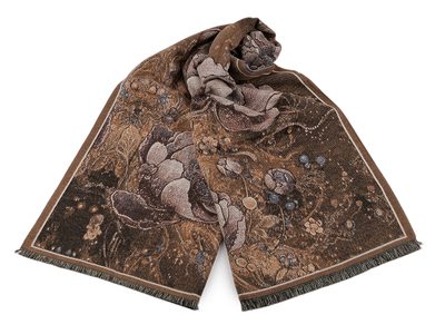 Šátek / šála / pléd typu kašmír 70x185 cm{% if variant.name %} – 10 béžová velbloudí{% endif %}