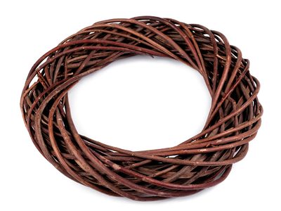 Proutěný věnec Ø40 cm{% if variant.name %} – 4 hnědá přírodní{% endif %}