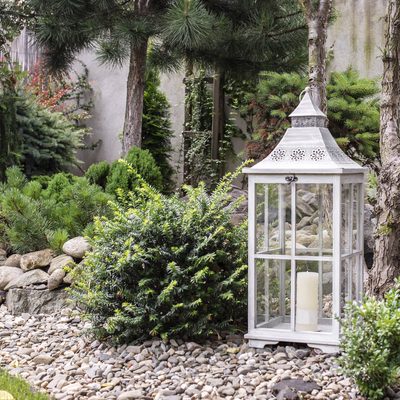 Dřevěná lucerna D2673/ Velká - 80,5 cm{% if product.brand.name %} – Morex{% endif %}