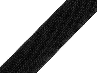 Suchý zip plyš šíře 26 mm elastický METRÁŽ{% if variant.name %} – černá{% endif %}