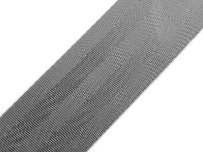Hladký popruh s leskem šíře 50 mm METRÁŽ{% if variant.name %} – 2 šedá{% endif %}