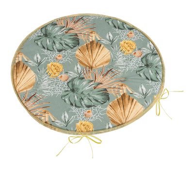 Sedák Adéla kulatý hladký Šedá,Žlutá,Béžová 79/219 průměr 40 cm{% if product.brand.name %} – {% endif %}