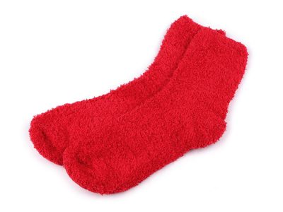 Dámské / dívčí froté ponožky{% if variant.name %} – 4 červená{% endif %}