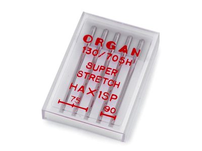 Strojové jehly Super stretch 75;90 Organ{% if product.brand.name %} – Stoklasa{% endif %}