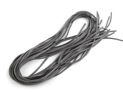 Řemínek imitace kůže šíře 3 mm 5 kusů{% if variant.name %} – 8 (2) šedá{% endif %}