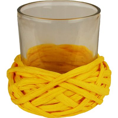 svícen dekorační žlutý S0022 - 9 x 9 cm{% if product.brand.name %} – {% endif %}