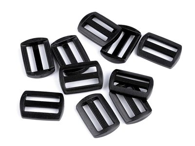 Průvlek šíře 25 mm černý 10 ks{% if product.brand.name %} – Galanterka{% endif %}