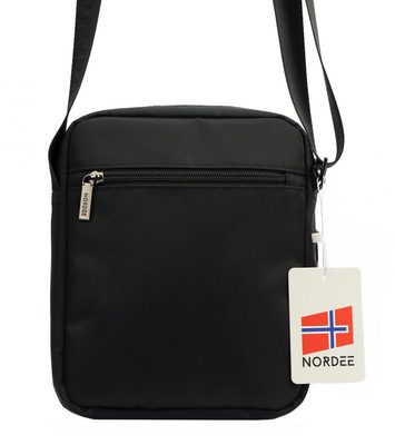 Nordee Pánská crossbody taška 24 x 20 cm černá – fotka 2