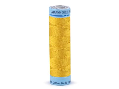Bavlněné nitě 100 m Etiketní č.50 Triana Amann{% if variant.name %} – 0117 Cyber Yellow{% endif %}