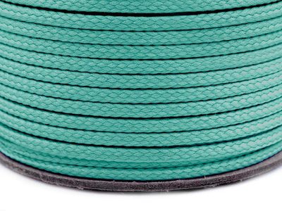 Oděvní šňůra PES Ø4 mm, návin 100 m{% if variant.name %} – 5305 tyrkys světlá{% endif %}