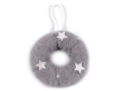 Kožešinový věneček k zavěšení Ø11 cm{% if product.brand.name %} – Stoklasa{% endif %}