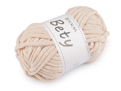 Pletací žinylková příze Bety 100 g{% if variant.name %} – 3 (30) béžová sv.-hnědá{% endif %}