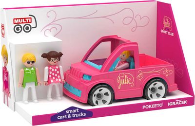 IGRÁČEK MultiGO Trio Julie Sport Club set auto + 3 figurky s doplňky{% if product.brand.name %} – Efko{% endif %}