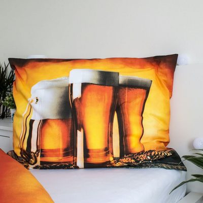 Povlečení Pivo bavlněné 140/200, 70/90 cm – fotka 3