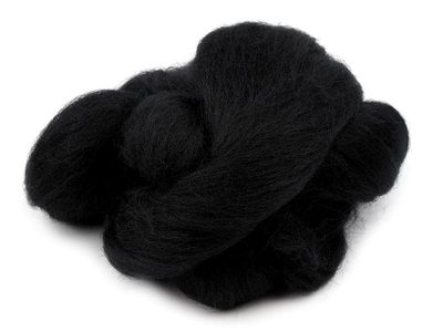Ovčí rouno 20 g česané{% if variant.name %} – 2 (36) černá{% endif %}