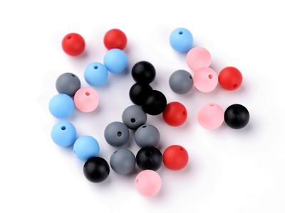 Silikonové korálky Ø9 mm 10 ks{% if product.brand.name %} – Galanterka{% endif %}