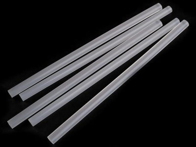 Tavné lepidlo Ø11 mm délka 25 cm nežloutnoucí 5 ks{% if product.brand.name %} – Galanterka{% endif %}