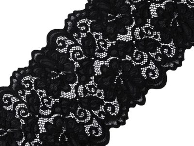 Elastická krajka / vsadka / běhoun šíře 15 cm METRÁŽ{% if product.brand.name %} – Galanterka{% endif %}