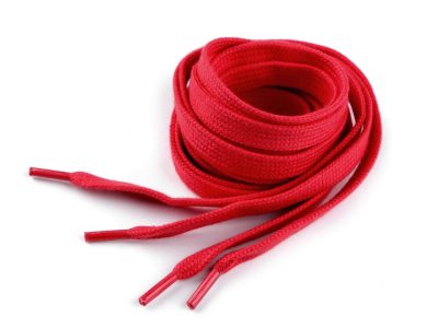 Bavlněné tkaničky do bot / tenisek / mikin délka 130 cm - 1 pár{% if variant.name %} –  4 (3100) červená {% endif %}