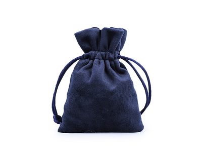 Sametový pytlík 8x11 cm{% if variant.name %} – 3 modrá tmavá{% endif %}