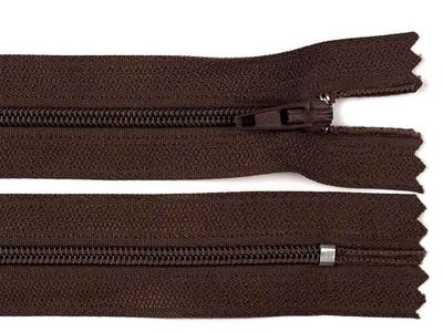 Spirálový Zip - Šíře 3 mm, Délka 18 cm - Pro Všestranné Použití{% if variant.name %} – 304 hnědá čokoládová{% endif %}
