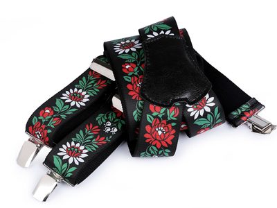 Šle folklor široké 4 cm délka 120 cm{% if variant.name %} – 3 černá{% endif %}