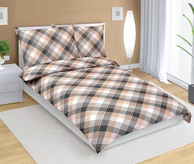 Bavlněné povlečení Šedá,Béžová 90/802{% if product.brand.name %} – Bellatex{% endif %}