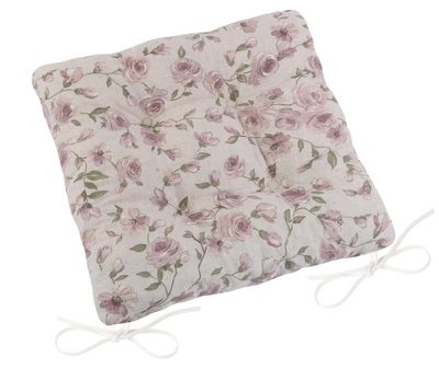 Sedák IVO prošívaný - 40 x40 cm, prošívaný lila růže{% if product.brand.name %} – Bellatex{% endif %}