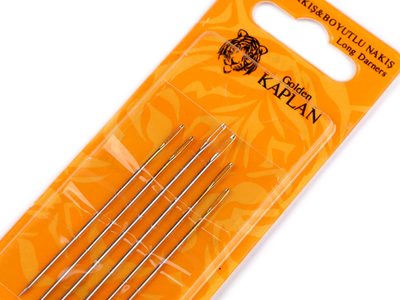 Dlouhé látací jehly, zlatá ucha{% if product.brand.name %} – Mikaton{% endif %}
