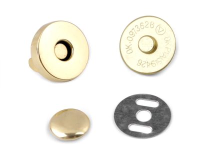 Magnetické zapínání Ø18 mm s nýtkem 5 sad{% if variant.name %} – 4 zlatá klasik{% endif %}