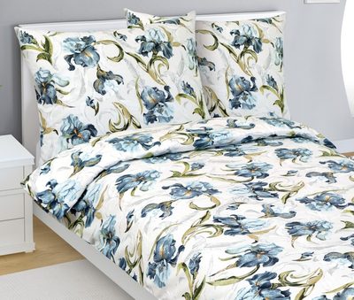Bavlněné povlečení Modrá,Šedá,Béžová 90/531{% if product.brand.name %} – Bellatex{% endif %}