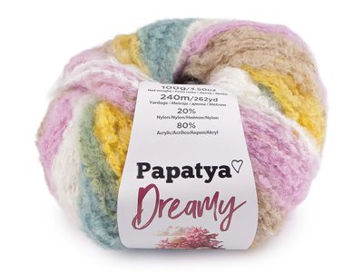 Pletací příze Papatya Dreamy 100 g{% if variant.name %} – 3 (04) multikolor{% endif %}