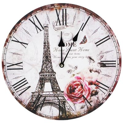 Dekorační Hodiny pr.34 cm - EIFFELOVKA 355214{% if product.brand.name %} – Morex{% endif %}