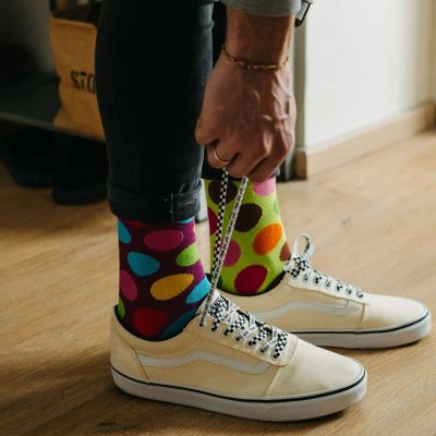 Dlouhé ponožky REPRESENT GRAPHIX COLOR DOTS – fotka 1
