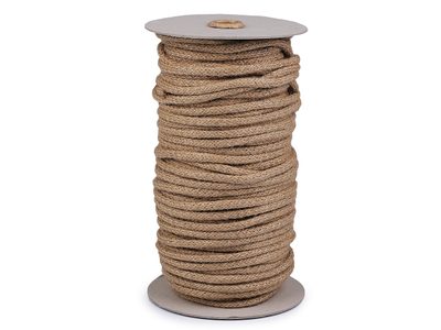 Jutová šňůra pletená Ø6 mm METRÁŽ{% if product.brand.name %} – Stoklasa{% endif %}