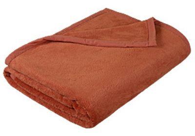 Přikrývka Korall micro Terrakota 6014/037 100x150 cm{% if product.brand.name %} – Bellatex{% endif %}