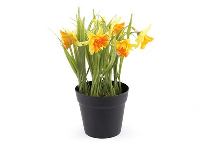 Umělé narcisy v květináči{% if product.brand.name %} – Stoklasa{% endif %}