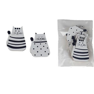 Kočka k nalepení, 6 ks D5086 - 3,6 x 0,2 x 4,8 cm{% if product.brand.name %} – Morex{% endif %}