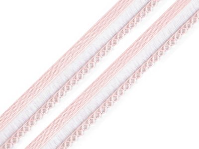 Ozdobná pruženka šíře 14 mm METRÁŽ{% if variant.name %} – 2 lososová světlá{% endif %}
