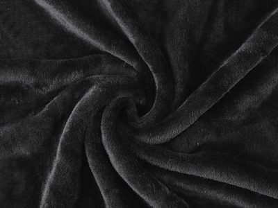 Wellsoft minky oboustranný / flanel samet fleece METRÁŽ{% if variant.name %} – 10 (10) černá{% endif %}