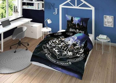 Povlečení Harry Potter Hrad Bavlna, 140/200, 70/80 cm – fotka 1