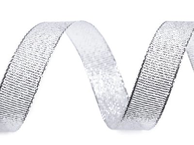 Brokátová stuha s lurexem šíře 15 mm vánoční návin 22,5 metrů{% if product.brand.name %} – Galanterka{% endif %}