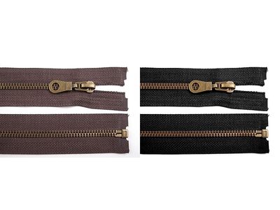 Staromosazný zip šíře 6 mm délka 60 cm (bundový){% if product.brand.name %} – Stoklasa{% endif %}
